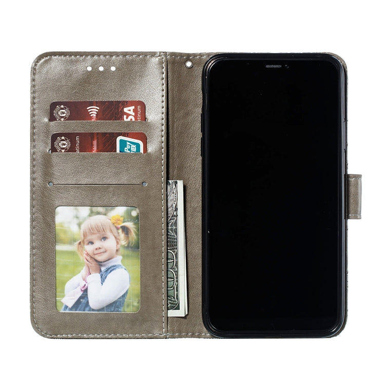 For Motorola Moto E7 Power Lace Flower Embossing Pattern Horizontal Flip Leather Case with Holder & Card Slots & Wallet & Photo Frame