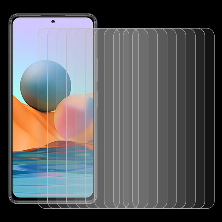 For Xiaomi Redmi Note 10 Pro Max 10 PCS 0.26mm 9H 2.5D Tempered Glass Film