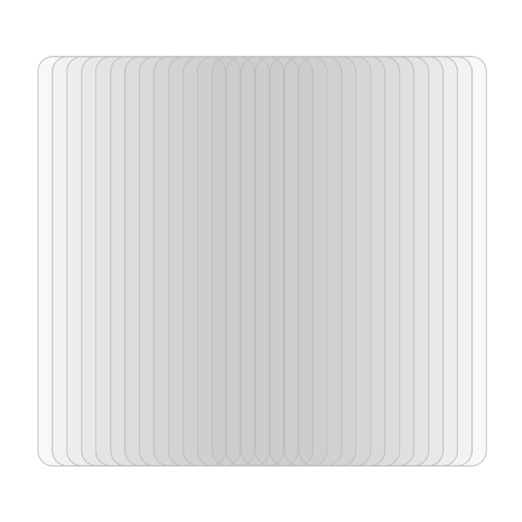 For Xiaomi Redmi Note 9T 50 PCS 0.26mm 9H 2.5D Tempered Glass Film