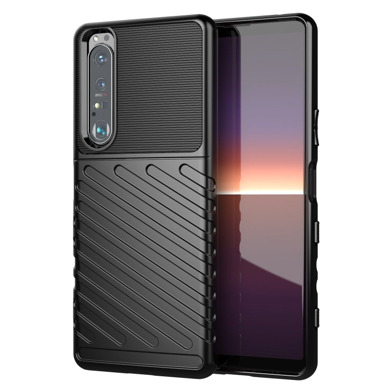 For Sony Xperia 1 III Thunderbolt Shockproof TPU Protective Soft Case
