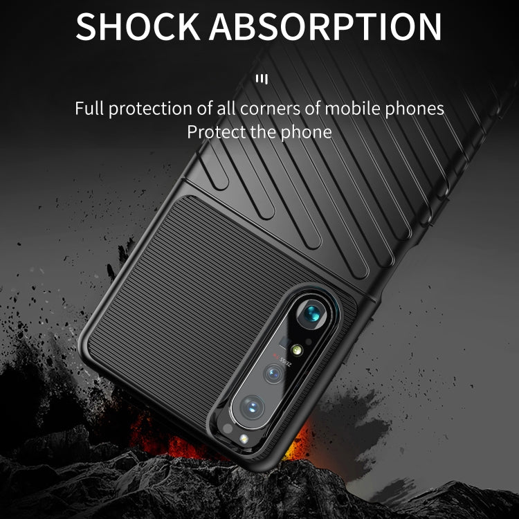 For Sony Xperia 1 III Thunderbolt Shockproof TPU Protective Soft Case