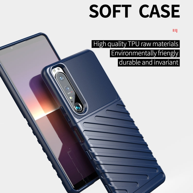 For Sony Xperia 1 III Thunderbolt Shockproof TPU Protective Soft Case