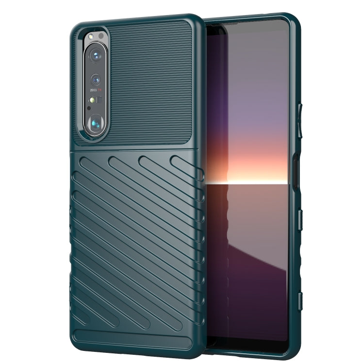 For Sony Xperia 1 III Thunderbolt Shockproof TPU Protective Soft Case
