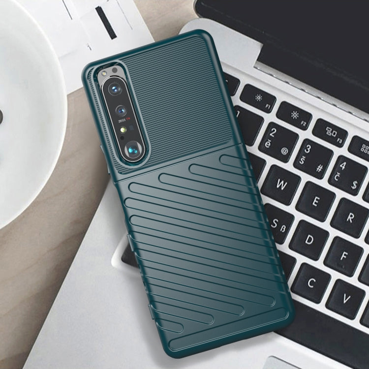 For Sony Xperia 1 III Thunderbolt Shockproof TPU Protective Soft Case