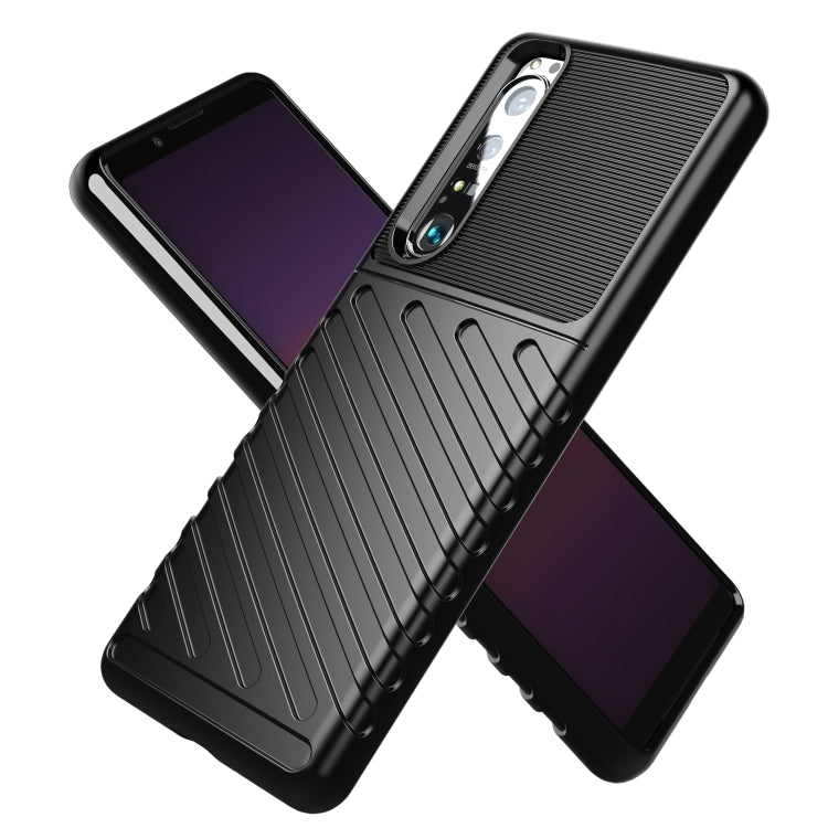 For Sony Xperia 1 III Thunderbolt Shockproof TPU Protective Soft Case