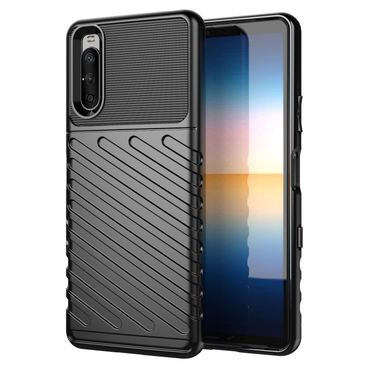 For Sony Xperia 10 III Thunderbolt Shockproof TPU Protective Soft Case