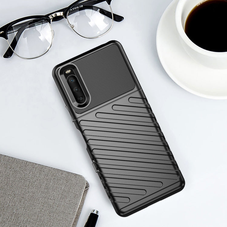 For Sony Xperia 10 III Thunderbolt Shockproof TPU Protective Soft Case
