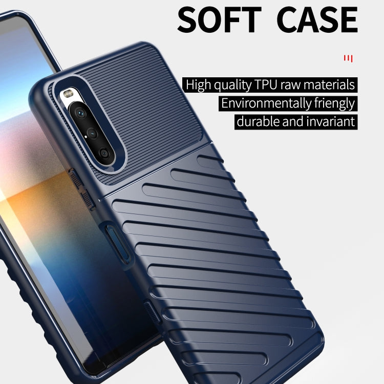 For Sony Xperia 10 III Thunderbolt Shockproof TPU Protective Soft Case