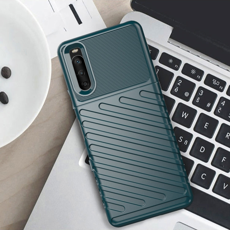 For Sony Xperia 10 III Thunderbolt Shockproof TPU Protective Soft Case