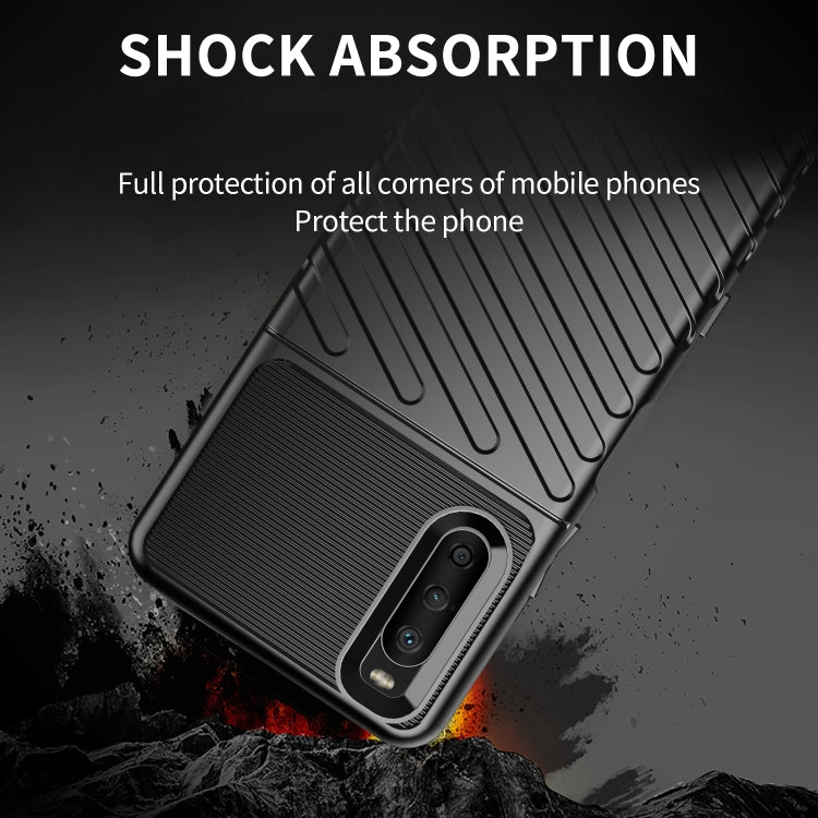 For Sony Xperia 10 III Thunderbolt Shockproof TPU Protective Soft Case