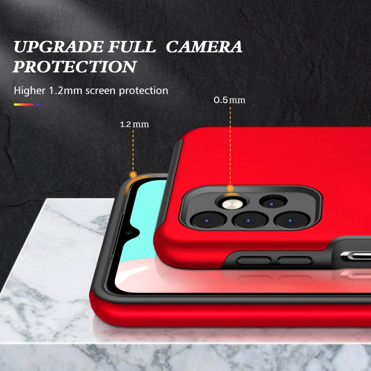 For Samsung Galaxy A32 5G PC + TPU Shockproof Magnetic Protective Case with Invisible Ring Holder