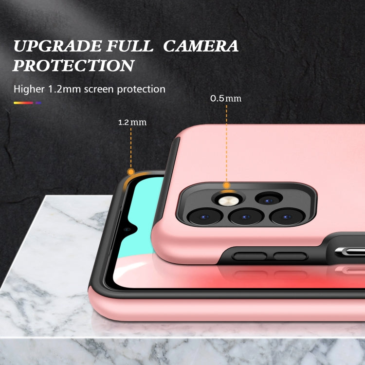 For Samsung Galaxy A32 5G PC + TPU Shockproof Magnetic Protective Case with Invisible Ring Holder