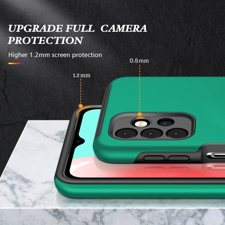 For Samsung Galaxy A32 5G PC + TPU Shockproof Magnetic Protective Case with Invisible Ring Holder