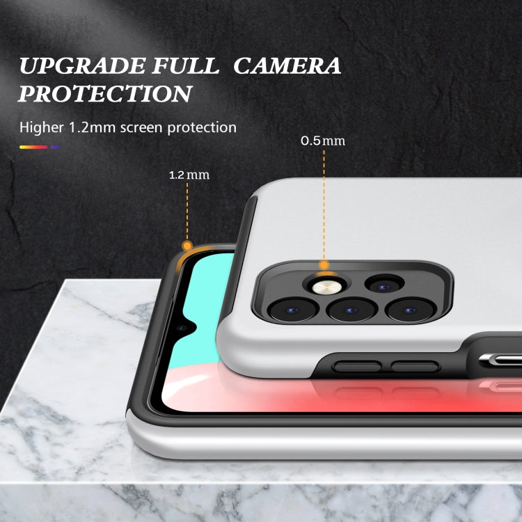 For Samsung Galaxy A32 5G PC + TPU Shockproof Magnetic Protective Case with Invisible Ring Holder