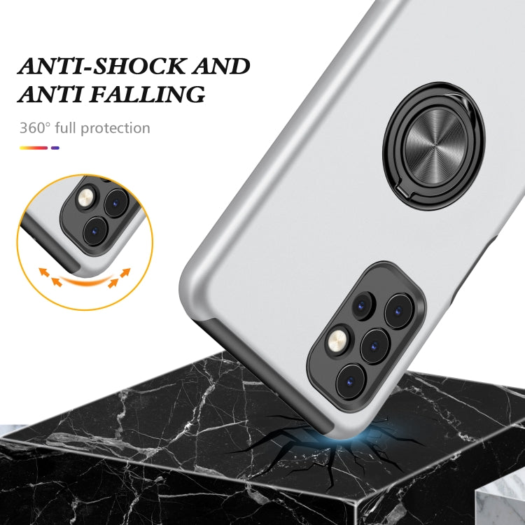 For Samsung Galaxy A32 5G PC + TPU Shockproof Magnetic Protective Case with Invisible Ring Holder
