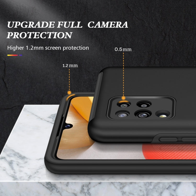 For Samsung Galaxy A42 5G PC + TPU Shockproof Magnetic Protective Case with Invisible Ring Holder