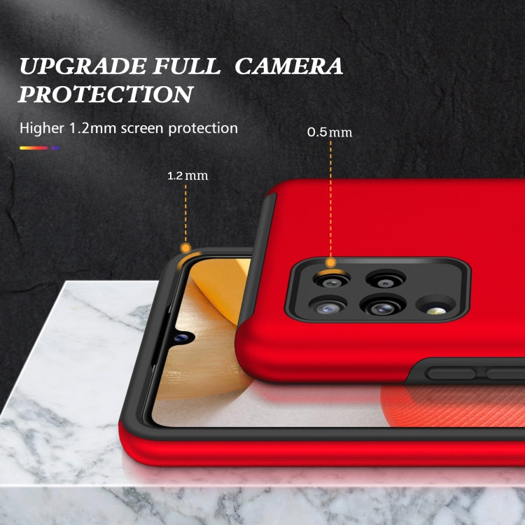 For Samsung Galaxy A42 5G PC + TPU Shockproof Magnetic Protective Case with Invisible Ring Holder