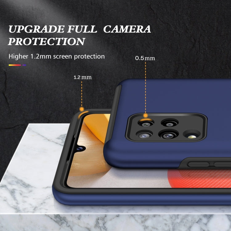 For Samsung Galaxy A42 5G PC + TPU Shockproof Magnetic Protective Case with Invisible Ring Holder