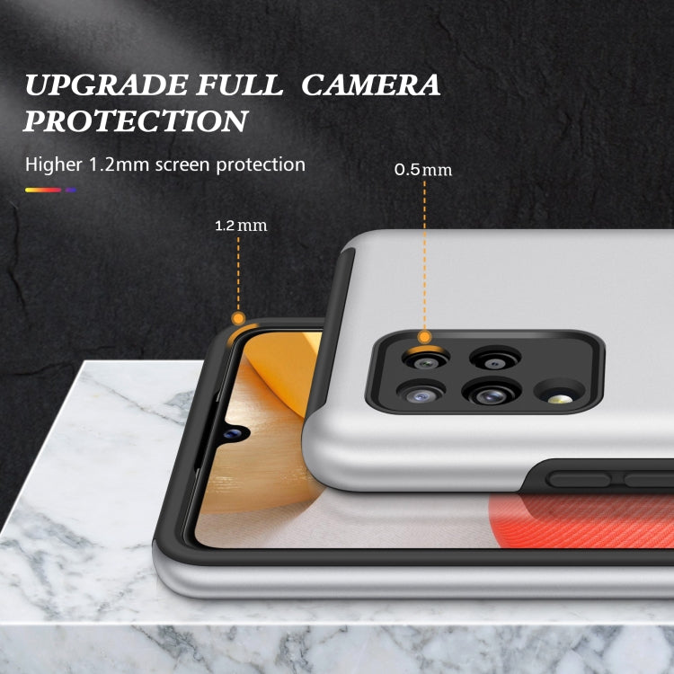 For Samsung Galaxy A42 5G PC + TPU Shockproof Magnetic Protective Case with Invisible Ring Holder