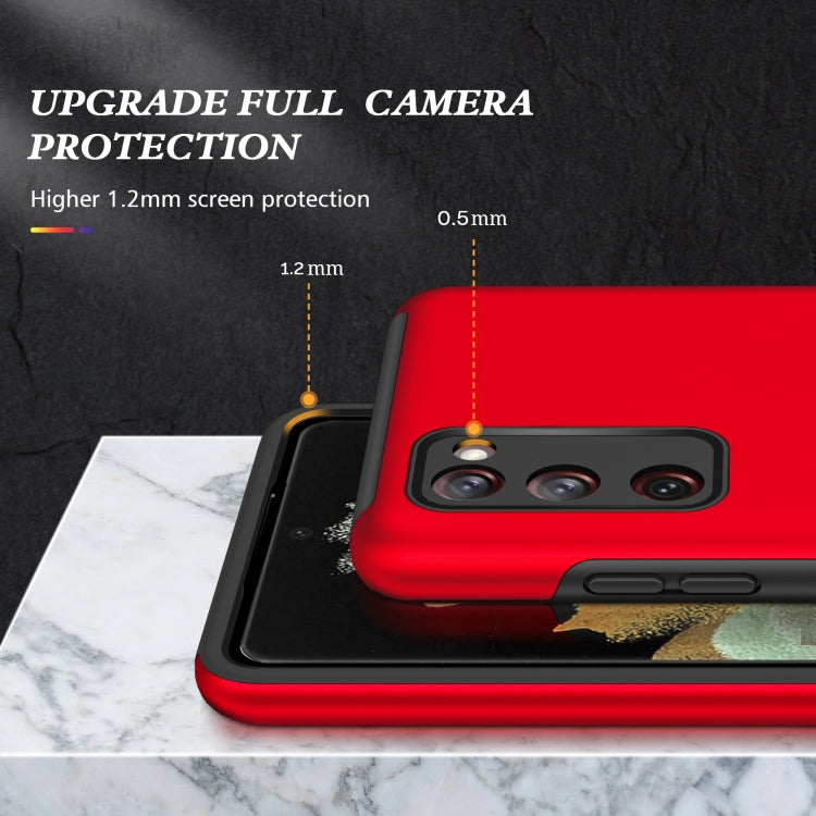 For Samsung Galaxy S20 FE PC + TPU Shockproof Magnetic Protective Case with Invisible Ring Holder