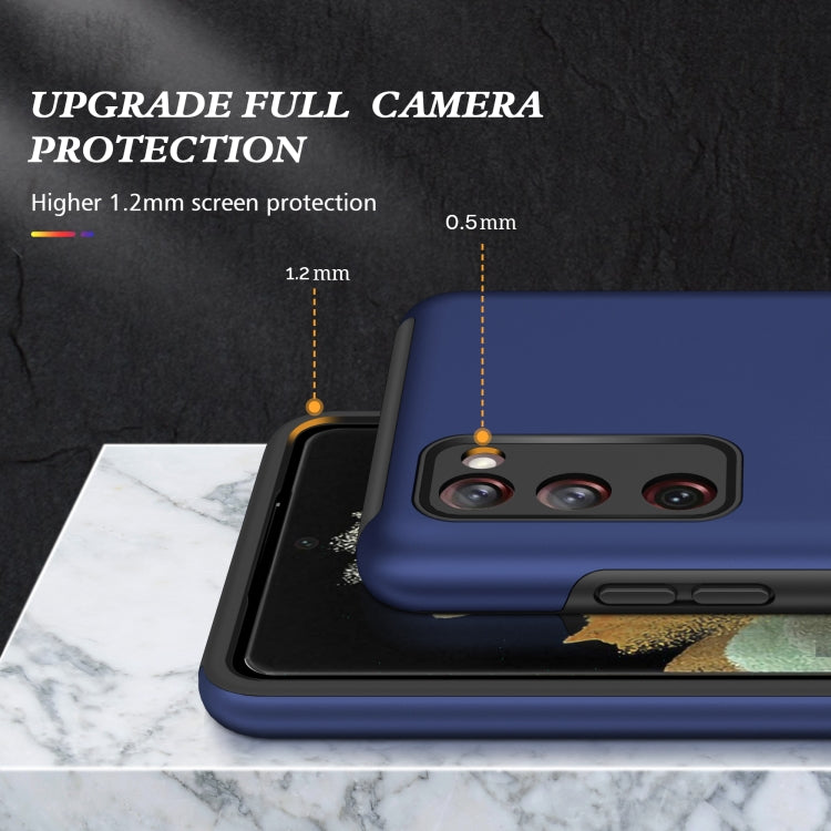 For Samsung Galaxy S20 FE PC + TPU Shockproof Magnetic Protective Case with Invisible Ring Holder