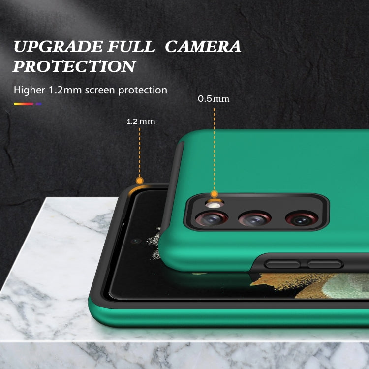 For Samsung Galaxy S20 FE PC + TPU Shockproof Magnetic Protective Case with Invisible Ring Holder