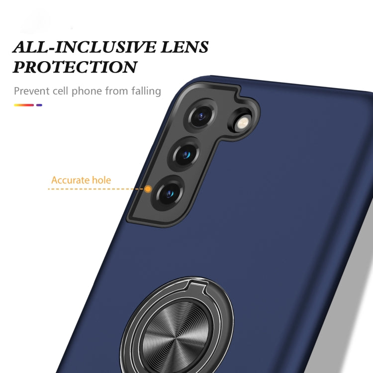 For Samsung Galaxy S21 5G PC + TPU Shockproof Magnetic Protective Case with Invisible Ring Holder