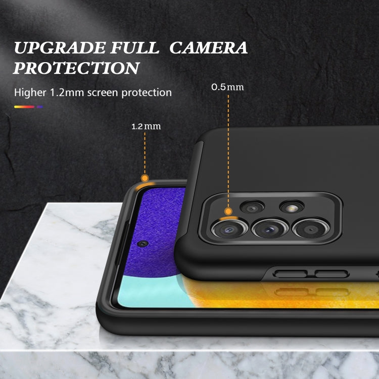 For Samsung Galaxy A52 PC + TPU Shockproof Magnetic Protective Case with Invisible Ring Holder