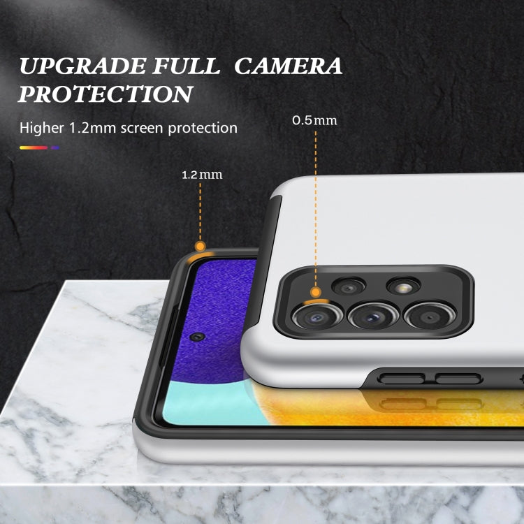 For Samsung Galaxy A52 PC + TPU Shockproof Magnetic Protective Case with Invisible Ring Holder