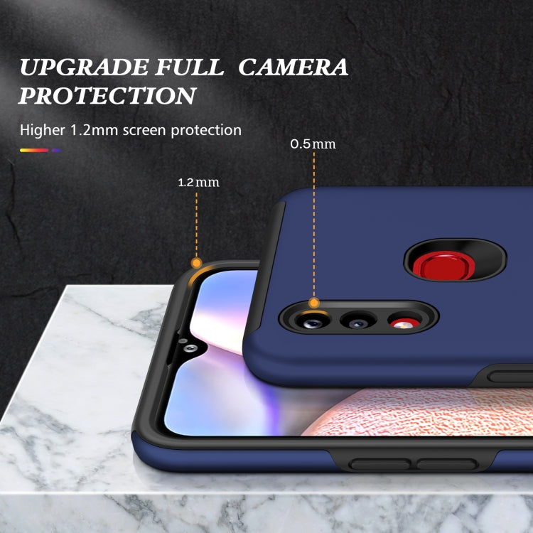 For Samsung Galaxy A10s PC + TPU Shockproof Magnetic Protective Case with Invisible Ring Holder