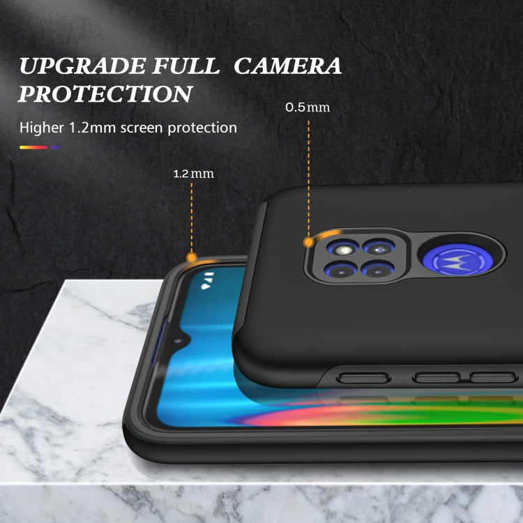 For Motorola Moto G9 / G9 Play PC + TPU Shockproof Magnetic Protective Case with Invisible Ring Holder