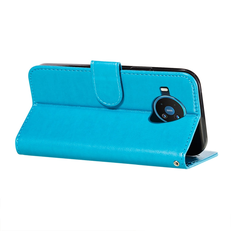 For Nokia 8.3 5G Flower Vine Embossing Pattern Horizontal Flip Leather Case with Card Slot & Holder & Wallet & Lanyard