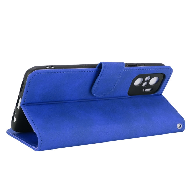 For Xiaomi Redmi Note 10S Solid Color Skin Feel Magnetic Buckle Horizontal Flip Calf Texture PU Leather Case with Holder & Card Slots & Wallet