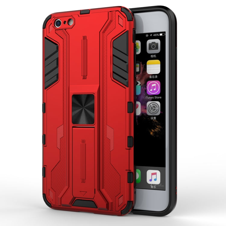 Supersonic PC + TPU Shock-proof Protective Case with Holder For iPhone 6 Plus & 6s Plus