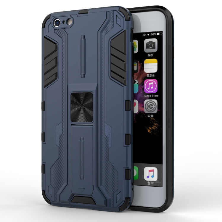 Supersonic PC + TPU Shock-proof Protective Case with Holder For iPhone 6 Plus & 6s Plus