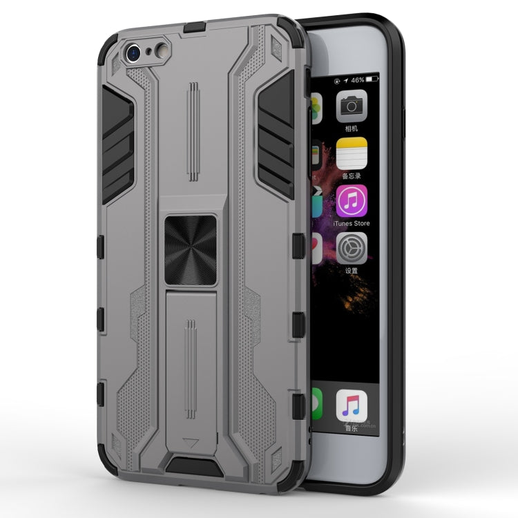 Supersonic PC + TPU Shock-proof Protective Case with Holder For iPhone 6 Plus & 6s Plus