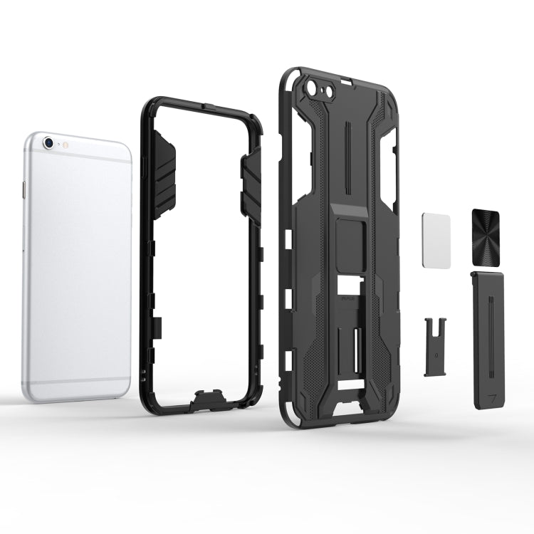 Supersonic PC + TPU Shock-proof Protective Case with Holder For iPhone 6 Plus & 6s Plus