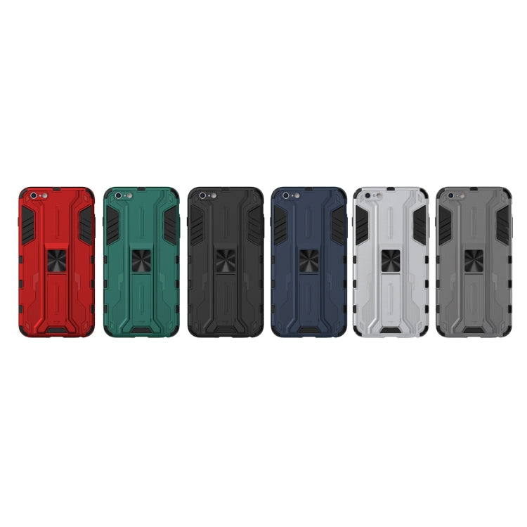 Supersonic PC + TPU Shock-proof Protective Case with Holder For iPhone 6 Plus & 6s Plus