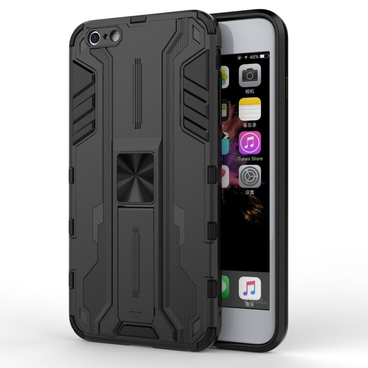 Supersonic PC + TPU Shock-proof Protective Case with Holder For iPhone 6 Plus & 6s Plus