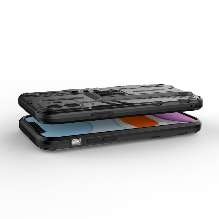 Supersonic PC + TPU Shock-proof Protective Case with Holder For iPhone 11 Pro Max