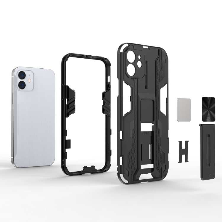 Supersonic PC + TPU Shock-proof Protective Case with Holder For iPhone 11 Pro Max