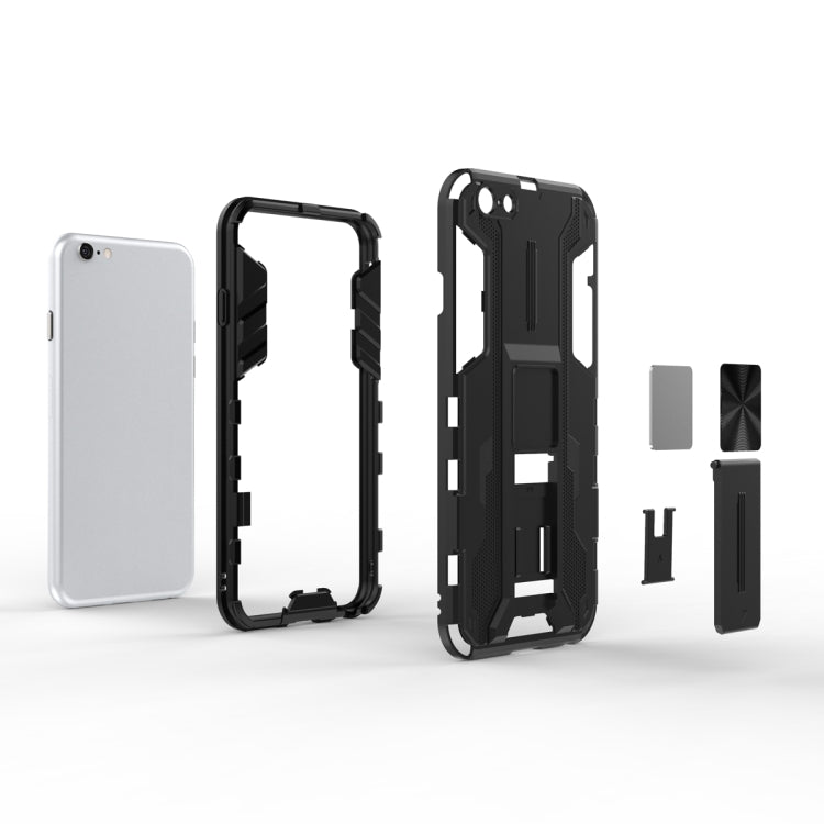 For iPhone SE 2022 / SE 2020 / 8 / 7 Supersonic PC + TPU Shock-proof Protective Case with Holder