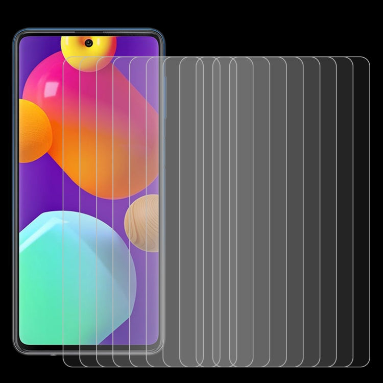 For Samsung Galaxy M62 10 PCS 0.26mm 9H 2.5D Tempered Glass Film