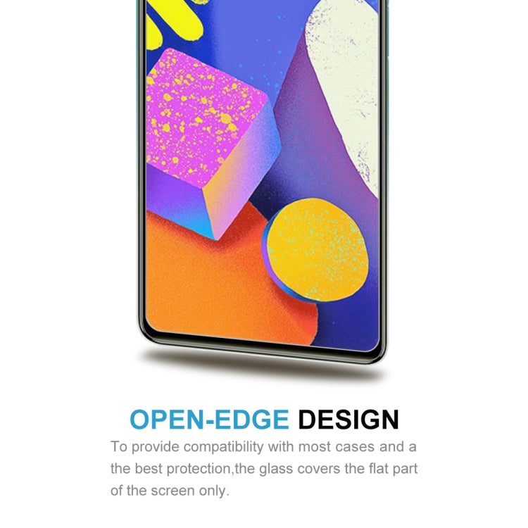 For Samsung Galaxy F62 10 PCS 0.26mm 9H 2.5D Tempered Glass Film