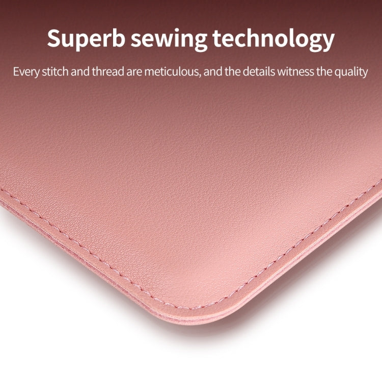 Litchi Pattern PU Leather Waterproof Ultra-thin Protection Liner Bag Briefcase Laptop Carrying Bag for 15 inch Laptops