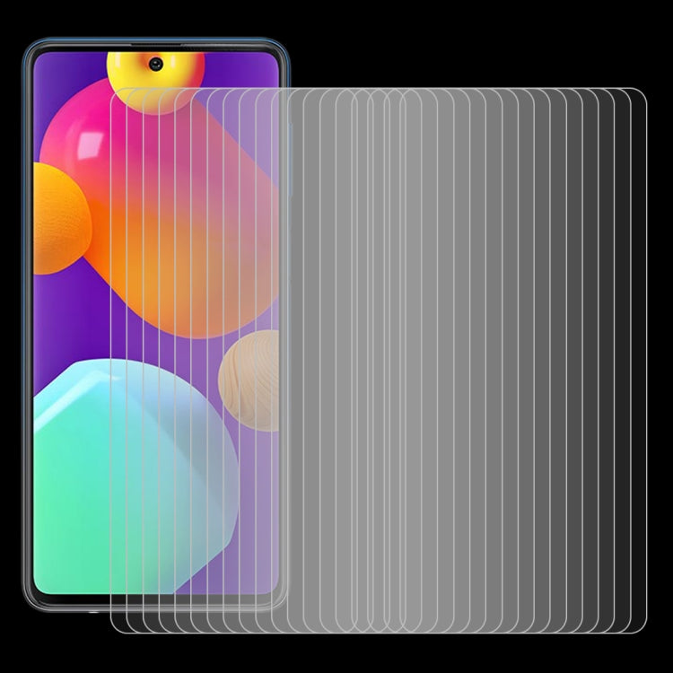 For Samsung Galaxy M62 50 PCS 0.26mm 9H 2.5D Tempered Glass Film