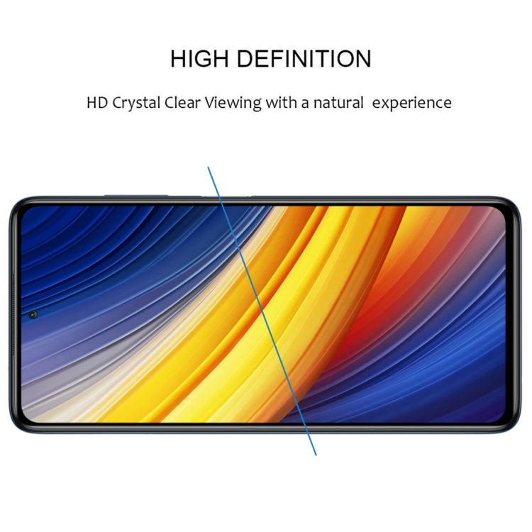 For Xiaomi Poco X3 Pro Full Glue Full Screen Tempered Glass Film