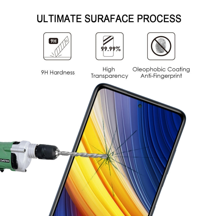 For Xiaomi Poco X3 Pro Full Glue Full Screen Tempered Glass Film