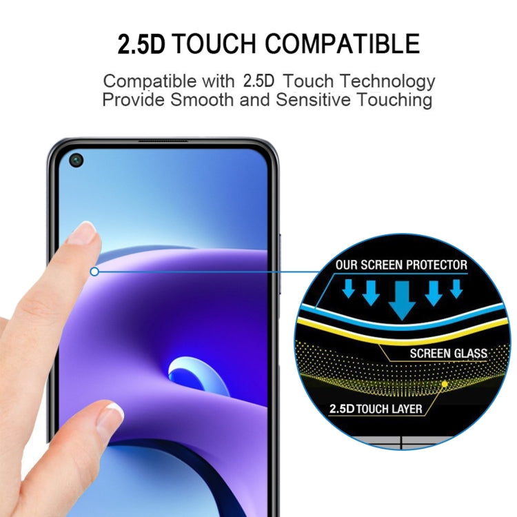 For Xiaomi Redmi Note 9T Full Glue Full Screen Tempered Glass Film