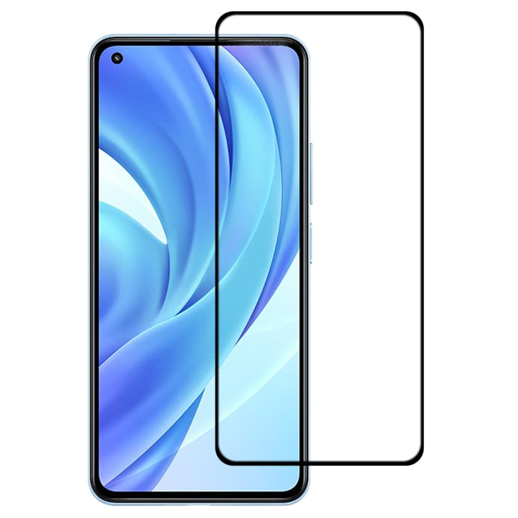For Xiaomi Mi 11 Lite Full Glue Full Screen Tempered Glass Film